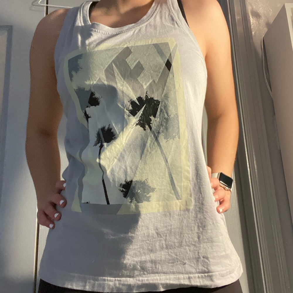 Nike palm tree tank top